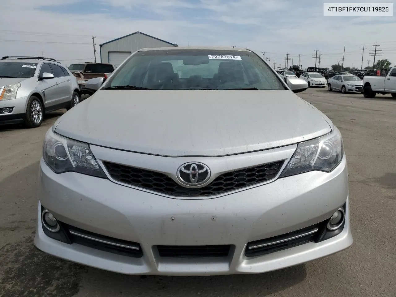 2012 Toyota Camry Base VIN: 4T1BF1FK7CU119825 Lot: 70757514