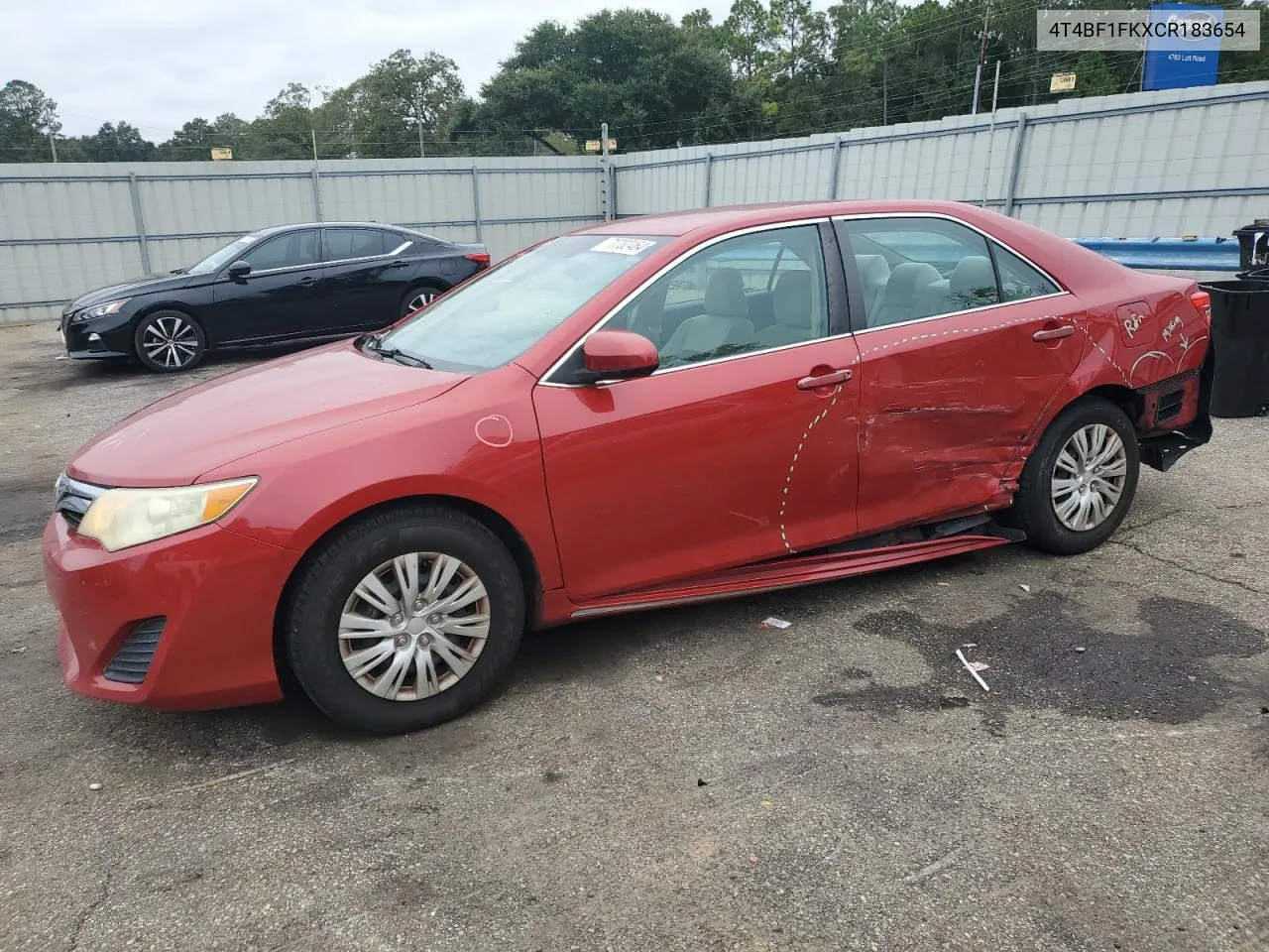 2012 Toyota Camry Base VIN: 4T4BF1FKXCR183654 Lot: 70782464