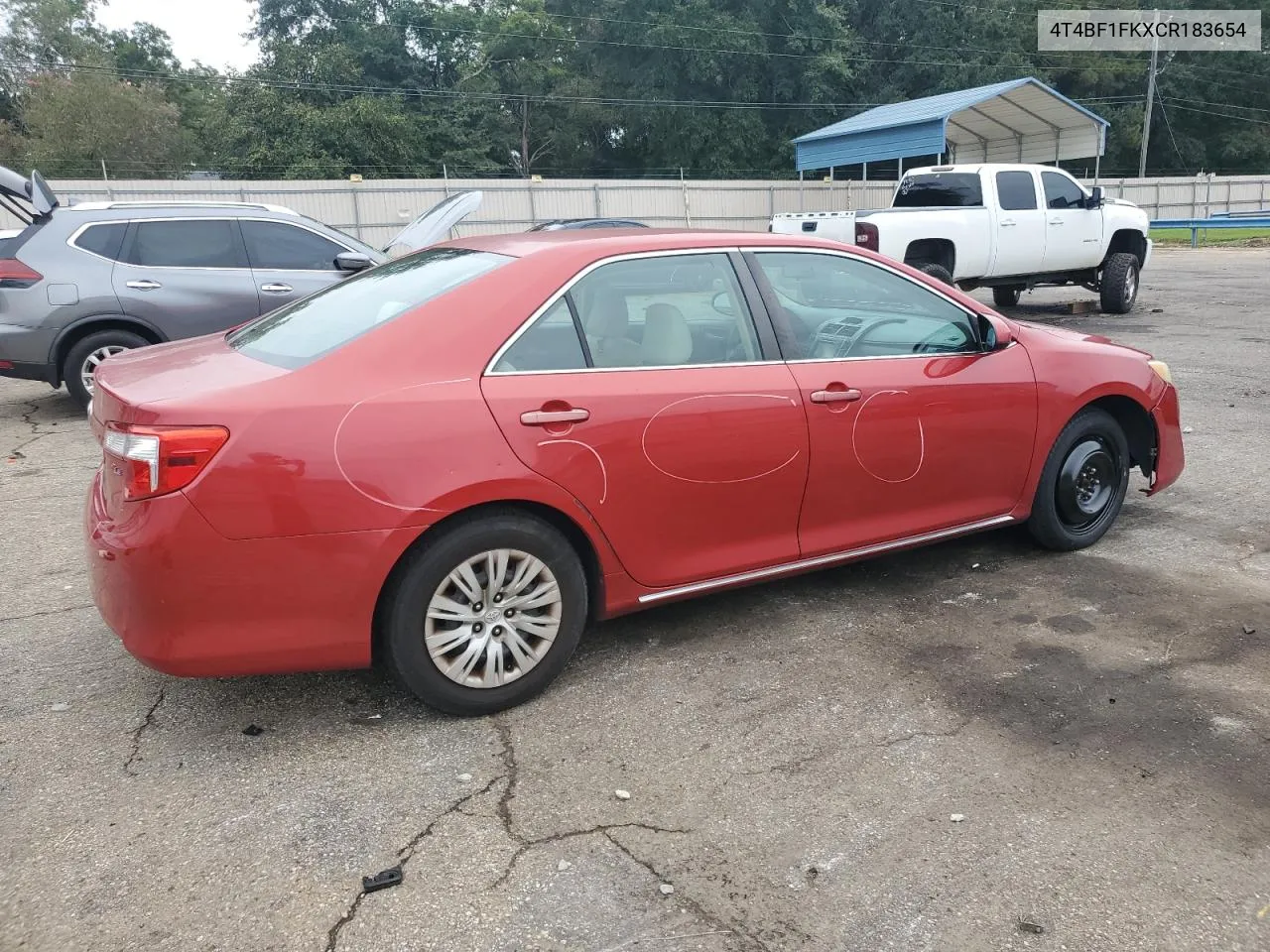 4T4BF1FKXCR183654 2012 Toyota Camry Base