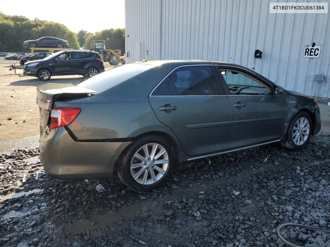 2012 Toyota Camry Hybrid VIN: 4T1BD1FK0CU061384 Lot: 70875124