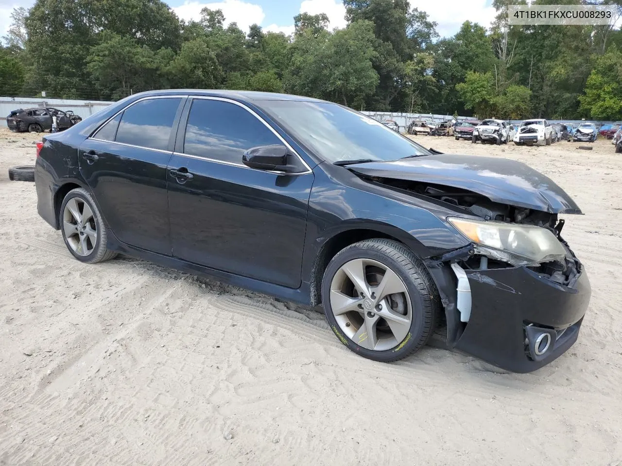 2012 Toyota Camry Se VIN: 4T1BK1FKXCU008293 Lot: 70957564