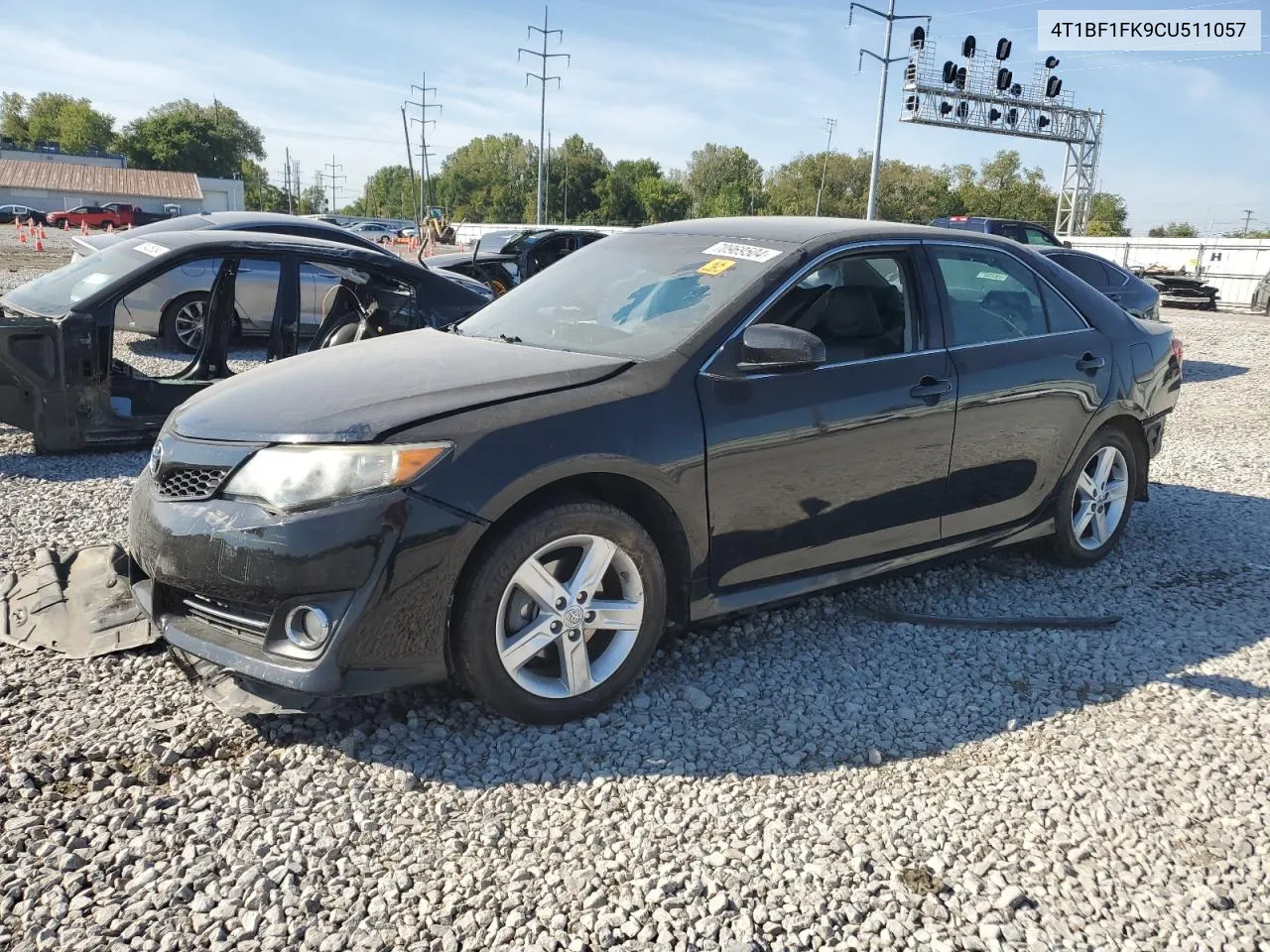 2012 Toyota Camry Base VIN: 4T1BF1FK9CU511057 Lot: 70969504