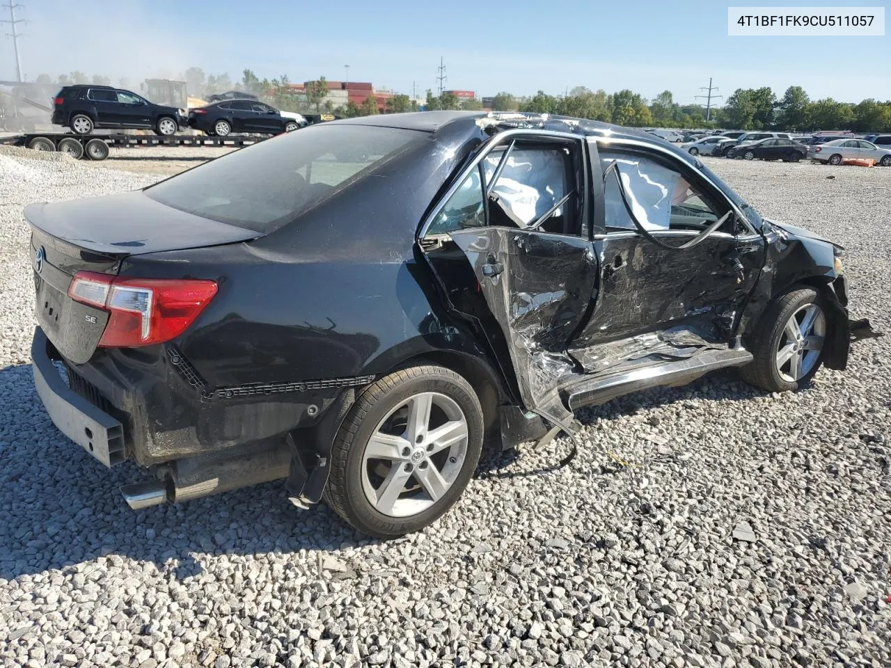 2012 Toyota Camry Base VIN: 4T1BF1FK9CU511057 Lot: 70969504