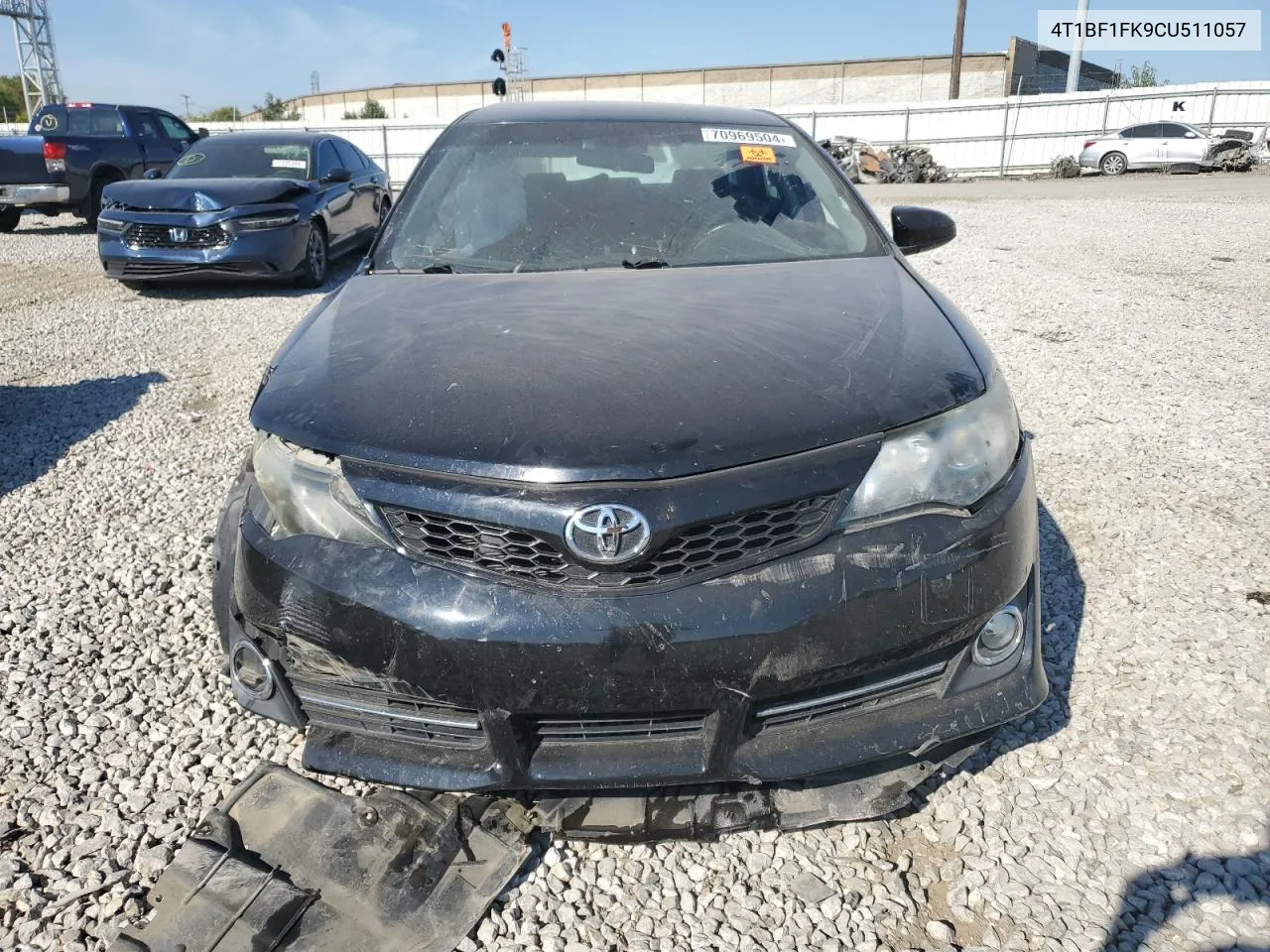 2012 Toyota Camry Base VIN: 4T1BF1FK9CU511057 Lot: 70969504