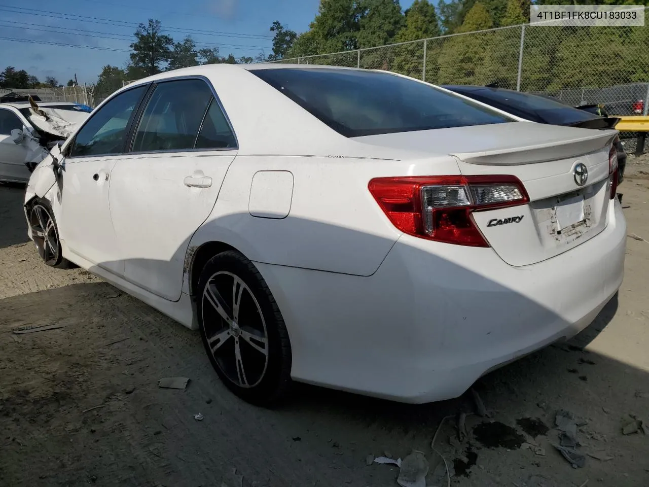 2012 Toyota Camry Base VIN: 4T1BF1FK8CU183033 Lot: 70978064