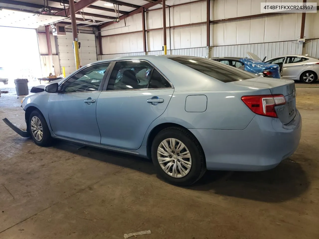 2012 Toyota Camry Base VIN: 4T4BF1FKXCR243917 Lot: 71029894