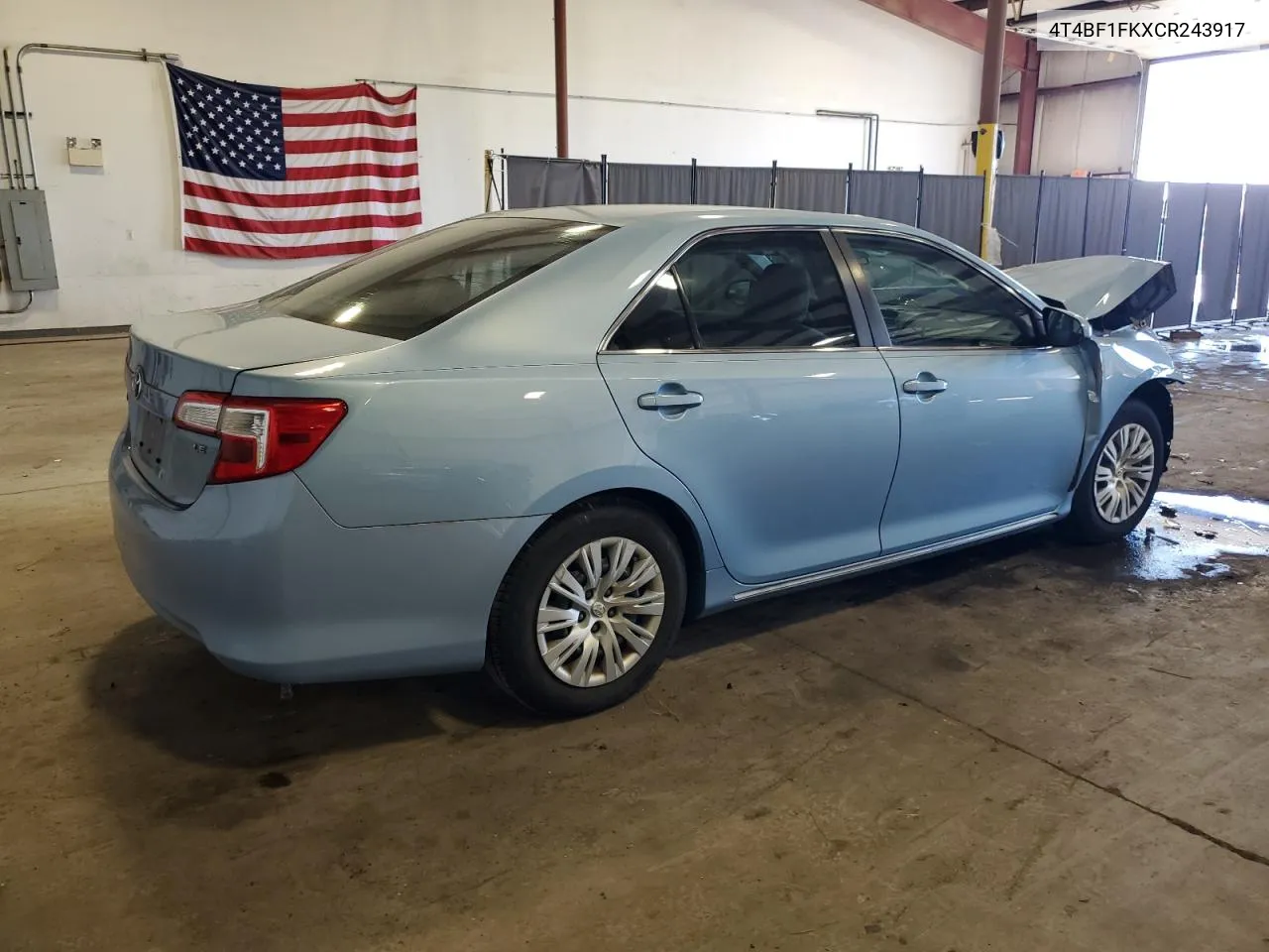 2012 Toyota Camry Base VIN: 4T4BF1FKXCR243917 Lot: 71029894