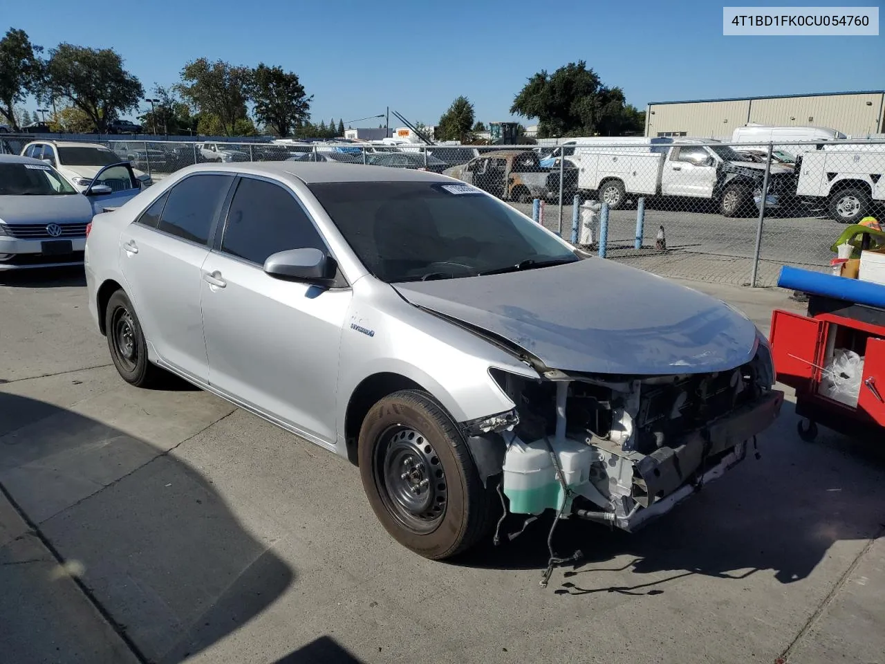 2012 Toyota Camry Hybrid VIN: 4T1BD1FK0CU054760 Lot: 71058594