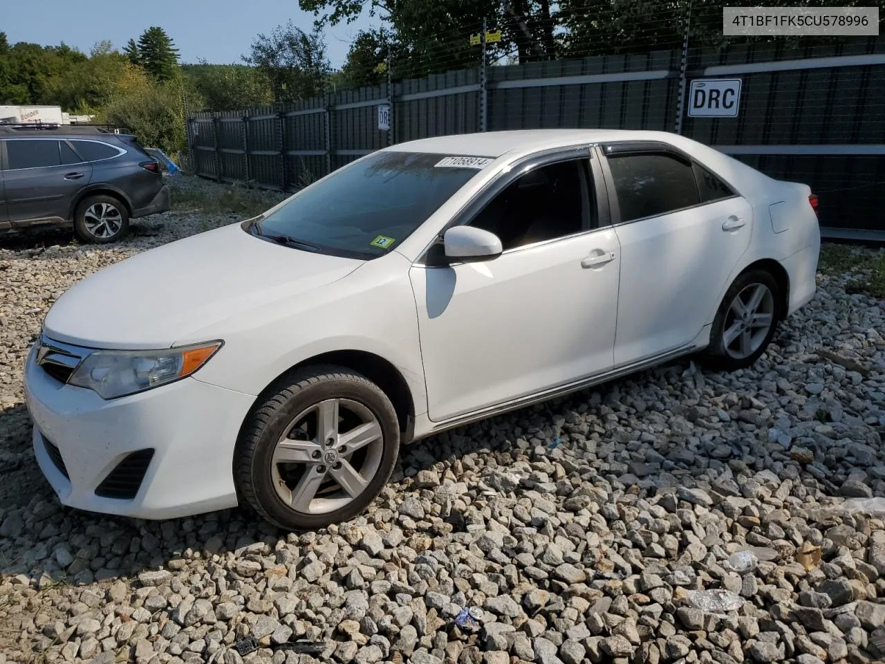 4T1BF1FK5CU578996 2012 Toyota Camry Base