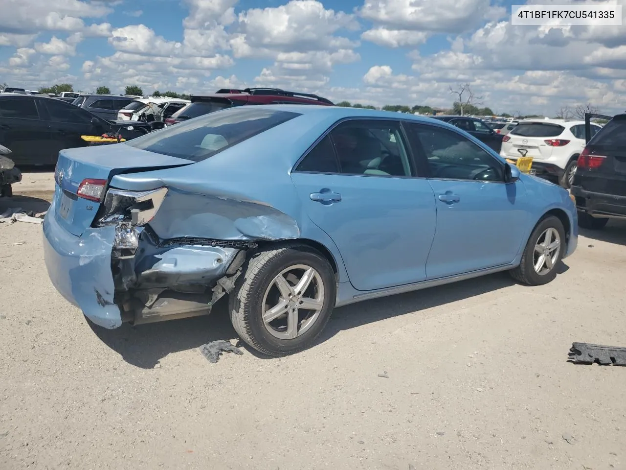 2012 Toyota Camry Base VIN: 4T1BF1FK7CU541335 Lot: 71105954