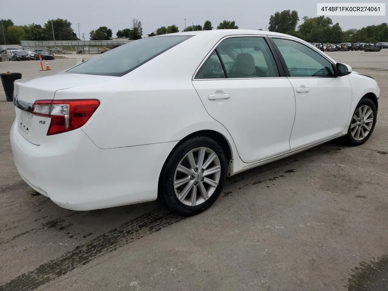 2012 Toyota Camry Base VIN: 4T4BF1FK0CR274061 Lot: 71352484