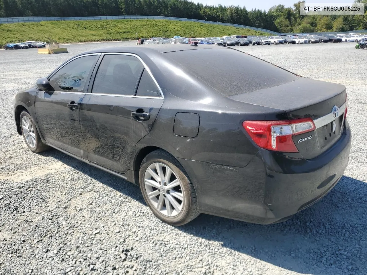 2012 Toyota Camry Base VIN: 4T1BF1FK5CU005225 Lot: 71362584