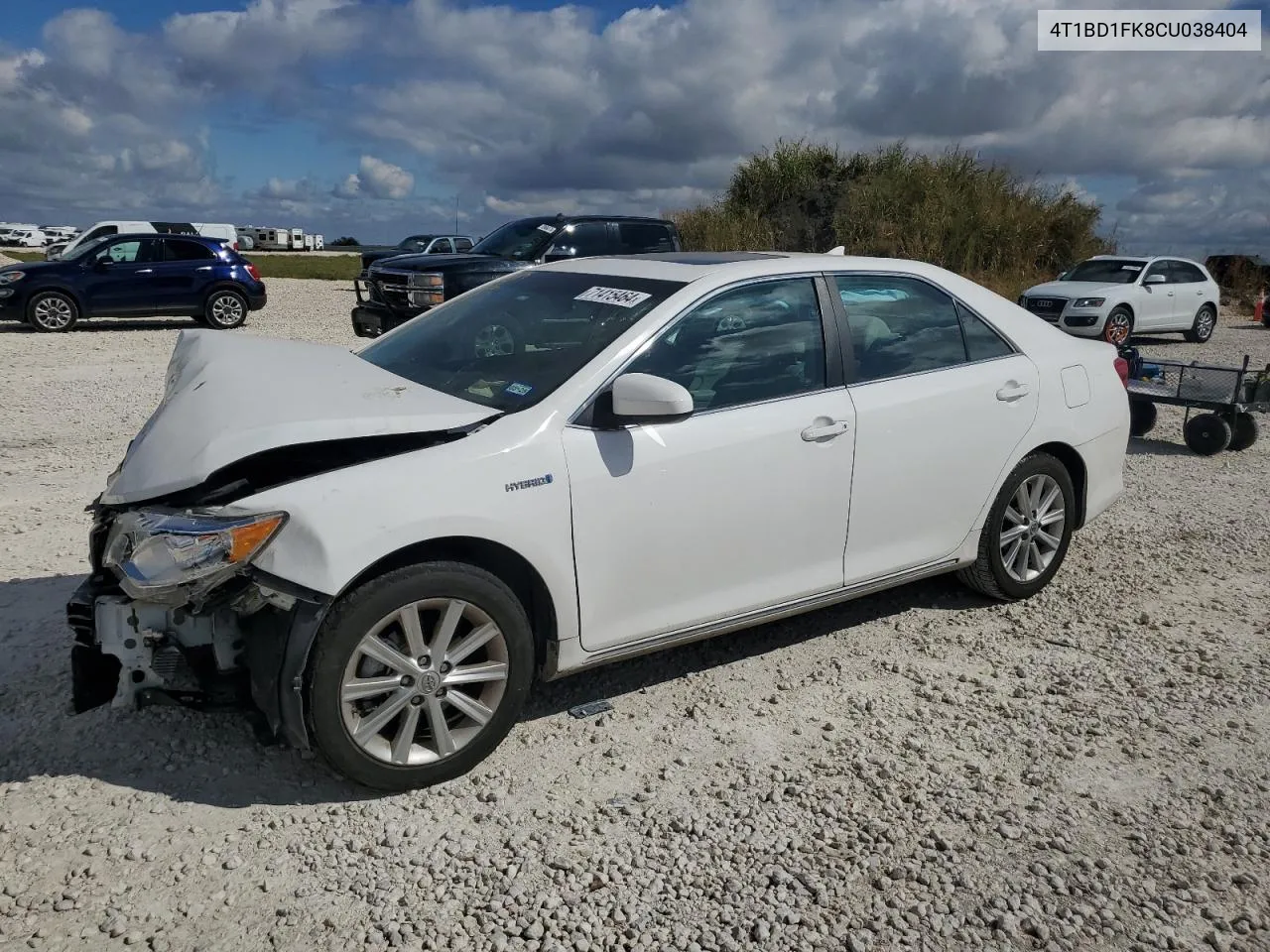 4T1BD1FK8CU038404 2012 Toyota Camry Hybrid