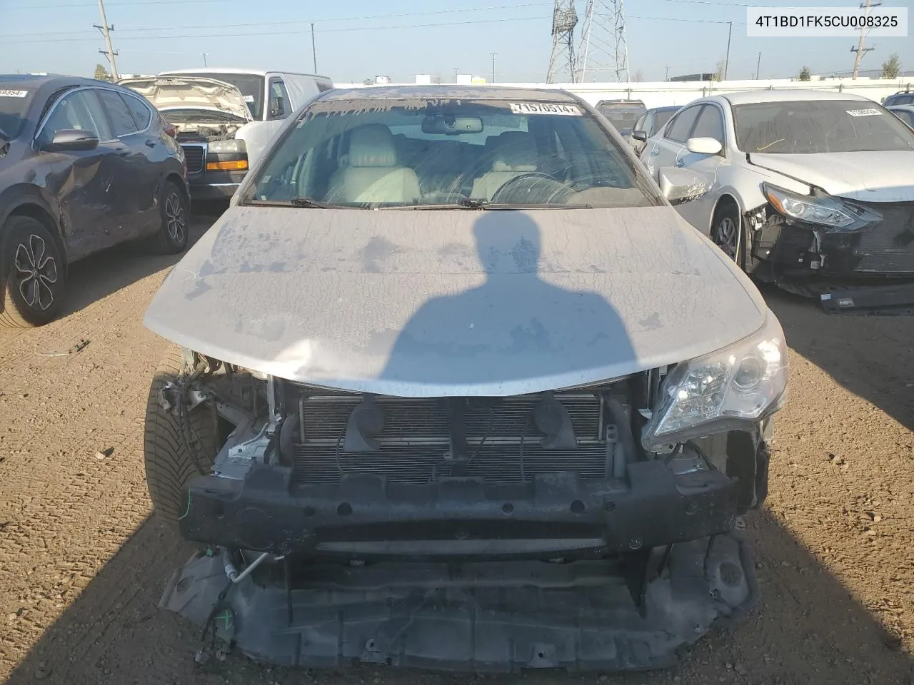 4T1BD1FK5CU008325 2012 Toyota Camry Hybrid