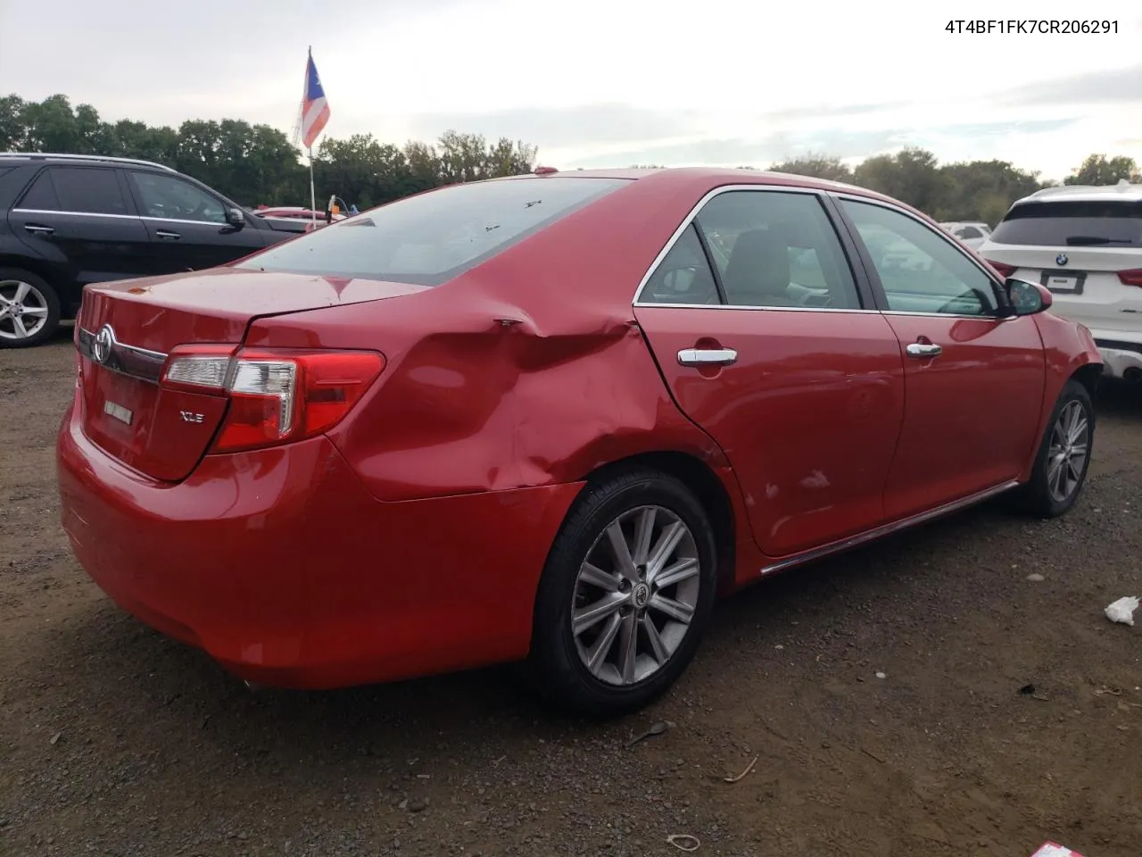 2012 Toyota Camry Base VIN: 4T4BF1FK7CR206291 Lot: 71590744