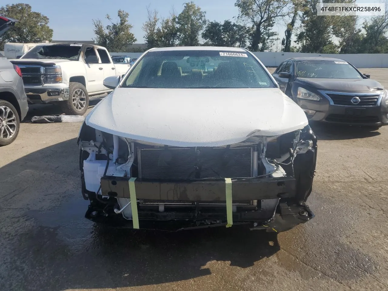 4T4BF1FKXCR258496 2012 Toyota Camry Base