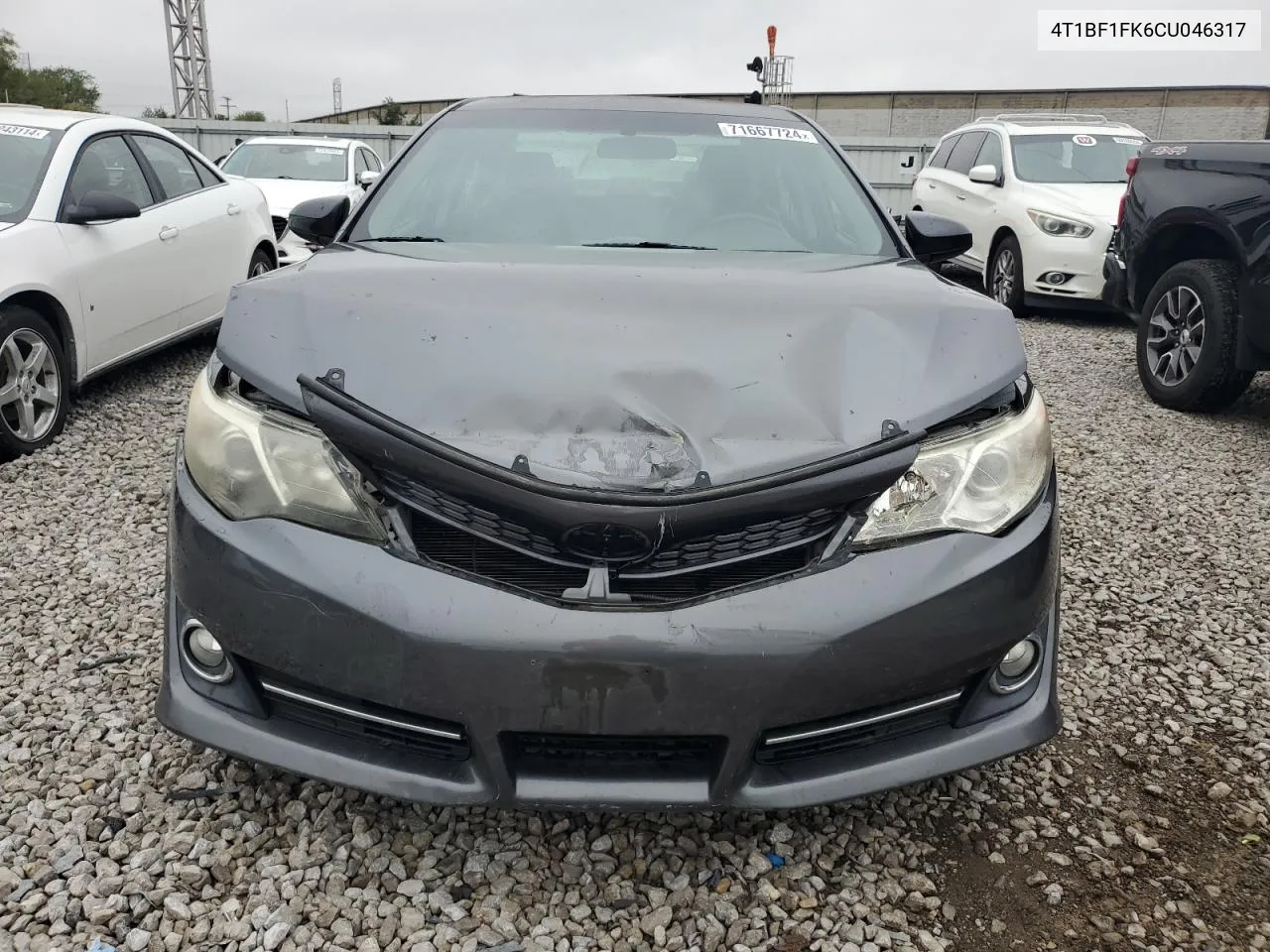 4T1BF1FK6CU046317 2012 Toyota Camry Base