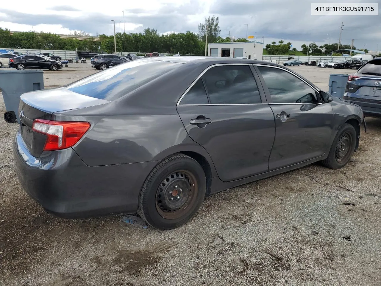 2012 Toyota Camry Base VIN: 4T1BF1FK3CU591715 Lot: 71717874