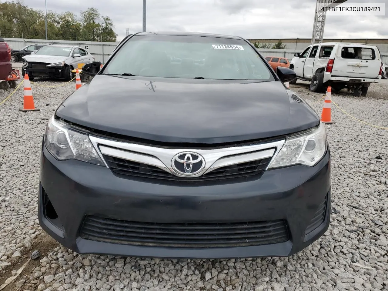 2012 Toyota Camry Base VIN: 4T1BF1FK3CU189421 Lot: 71738554