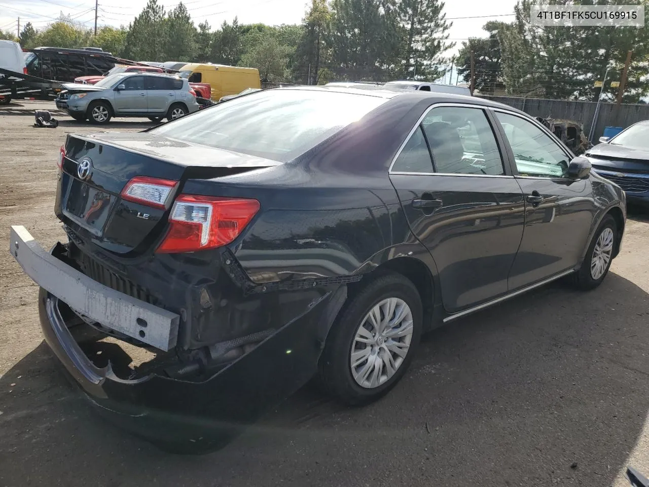 2012 Toyota Camry Base VIN: 4T1BF1FK5CU169915 Lot: 71740524