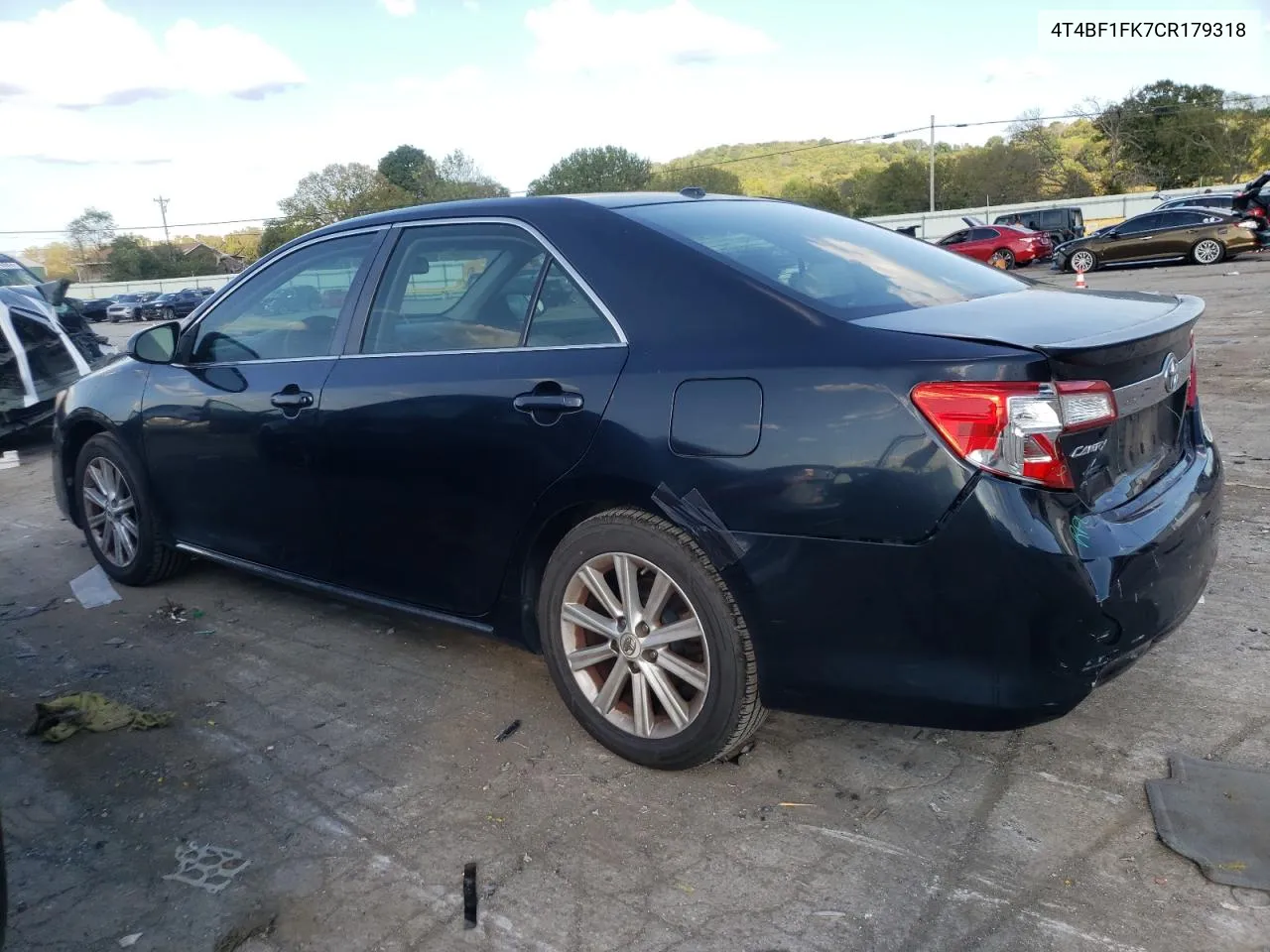 4T4BF1FK7CR179318 2012 Toyota Camry Base