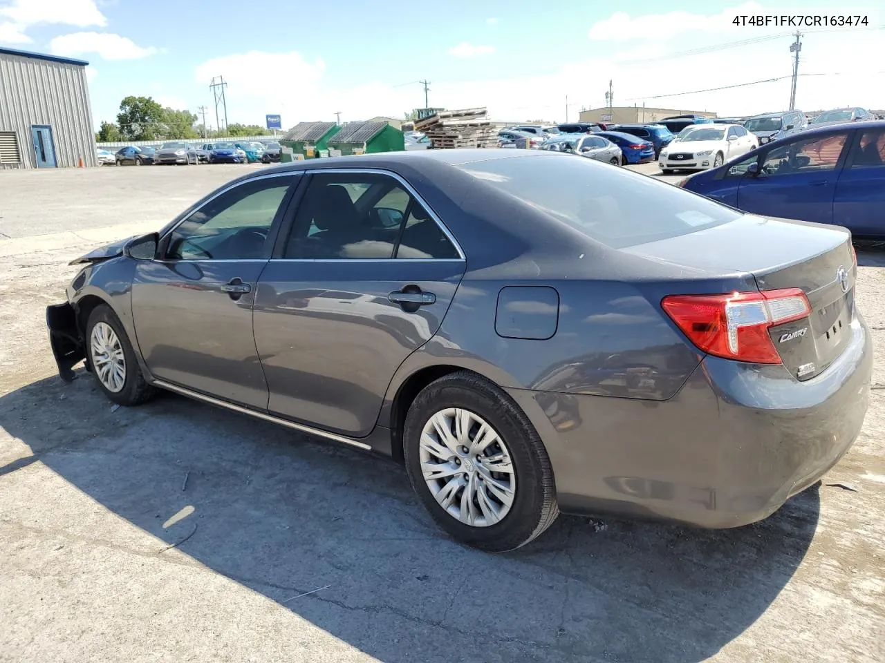 2012 Toyota Camry Base VIN: 4T4BF1FK7CR163474 Lot: 71843244