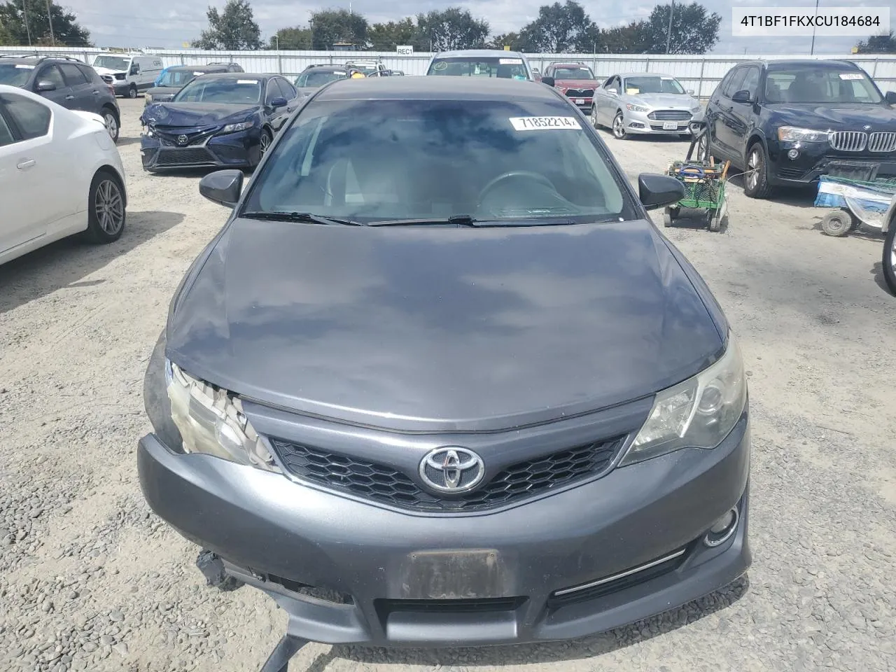 2012 Toyota Camry Base VIN: 4T1BF1FKXCU184684 Lot: 71852214