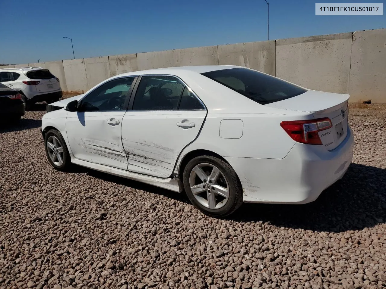 2012 Toyota Camry Base VIN: 4T1BF1FK1CU501817 Lot: 71896074