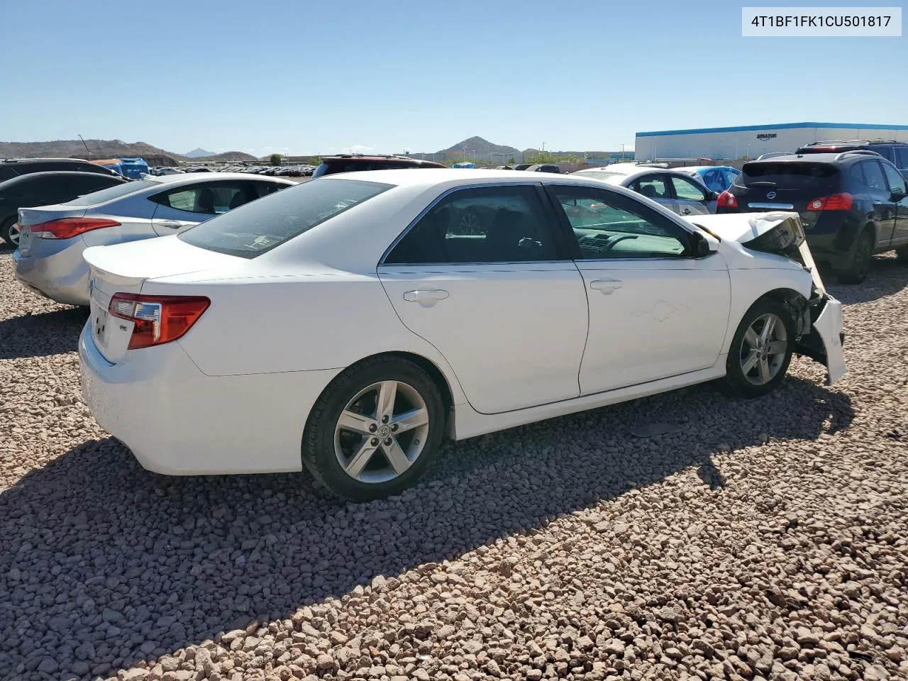 2012 Toyota Camry Base VIN: 4T1BF1FK1CU501817 Lot: 71896074