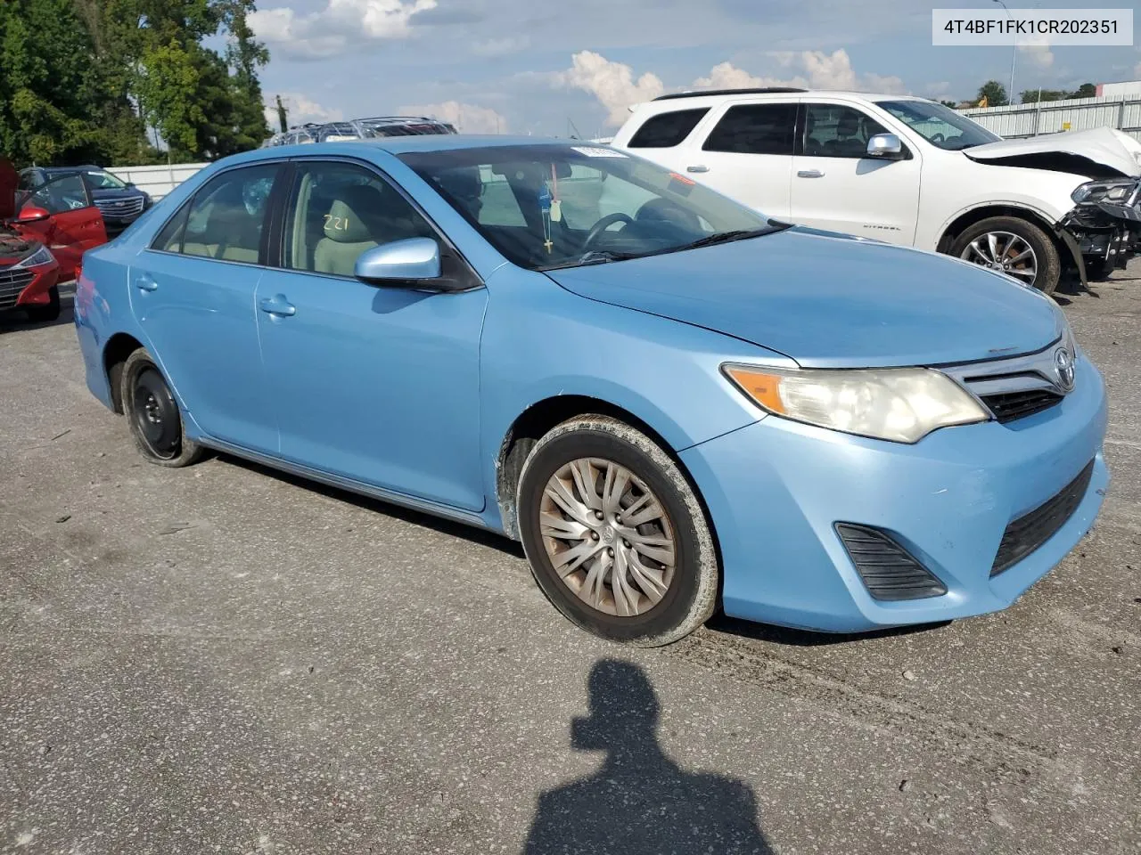 2012 Toyota Camry Base VIN: 4T4BF1FK1CR202351 Lot: 71917114