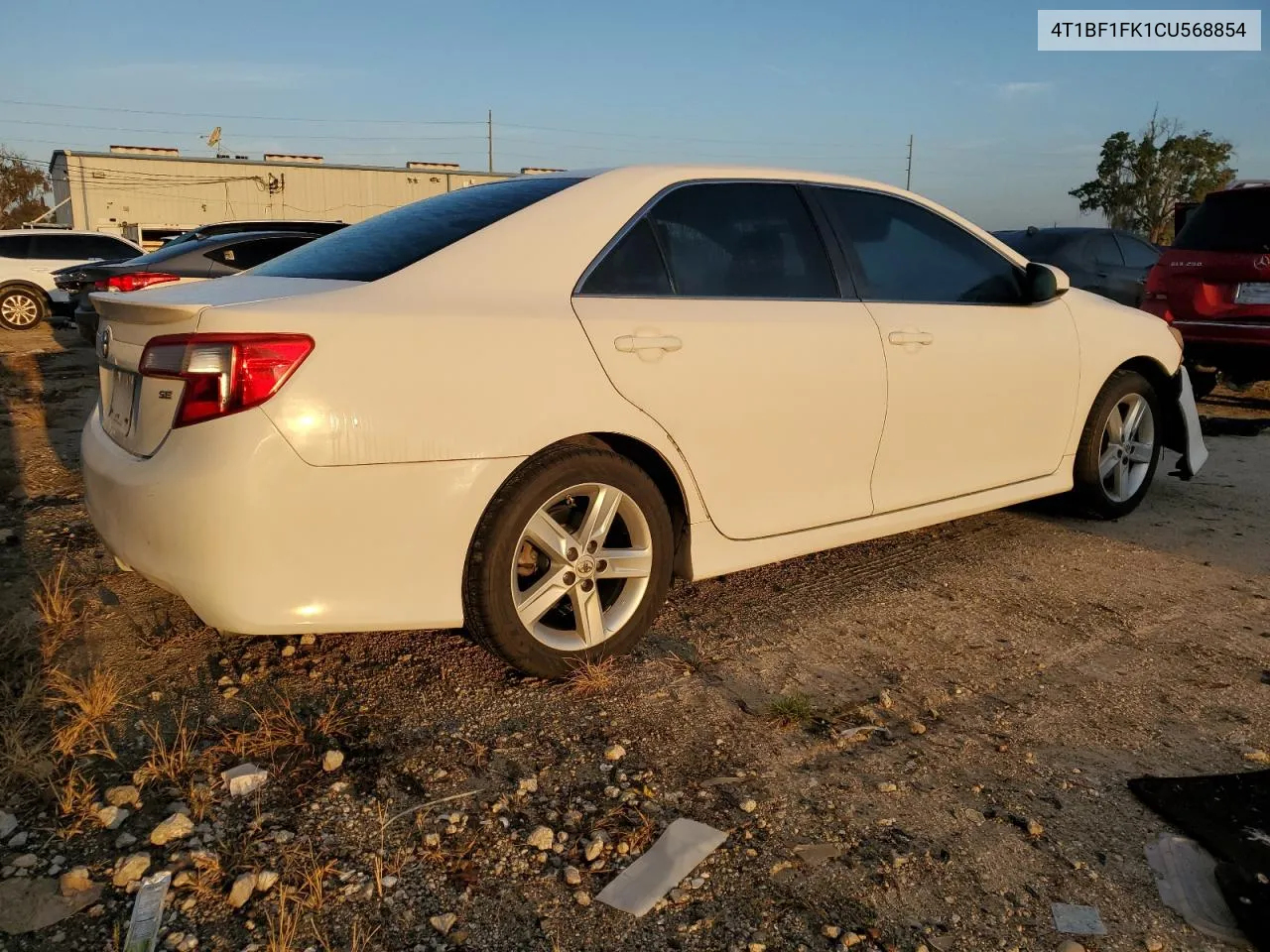 2012 Toyota Camry Base VIN: 4T1BF1FK1CU568854 Lot: 71923054