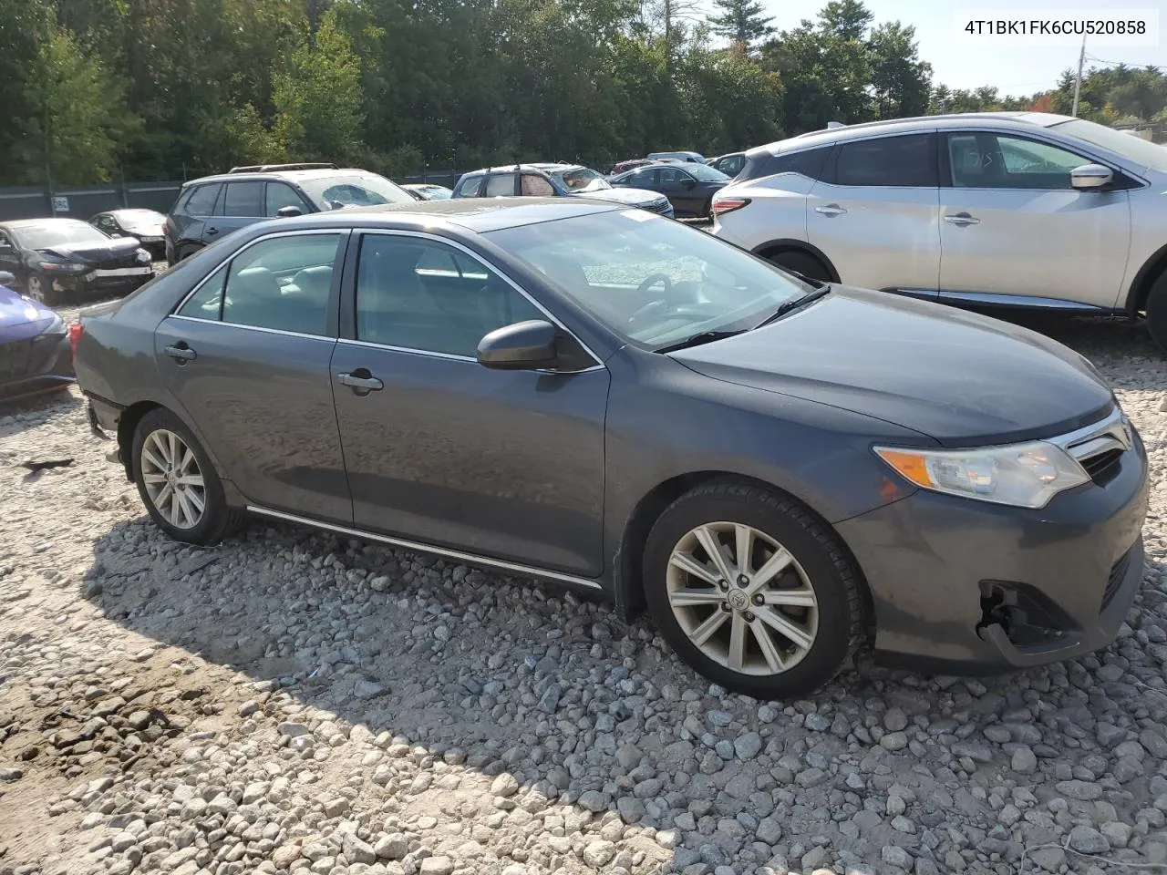 2012 Toyota Camry Se VIN: 4T1BK1FK6CU520858 Lot: 72032334