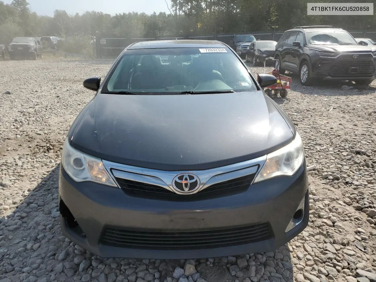 2012 Toyota Camry Se VIN: 4T1BK1FK6CU520858 Lot: 72032334