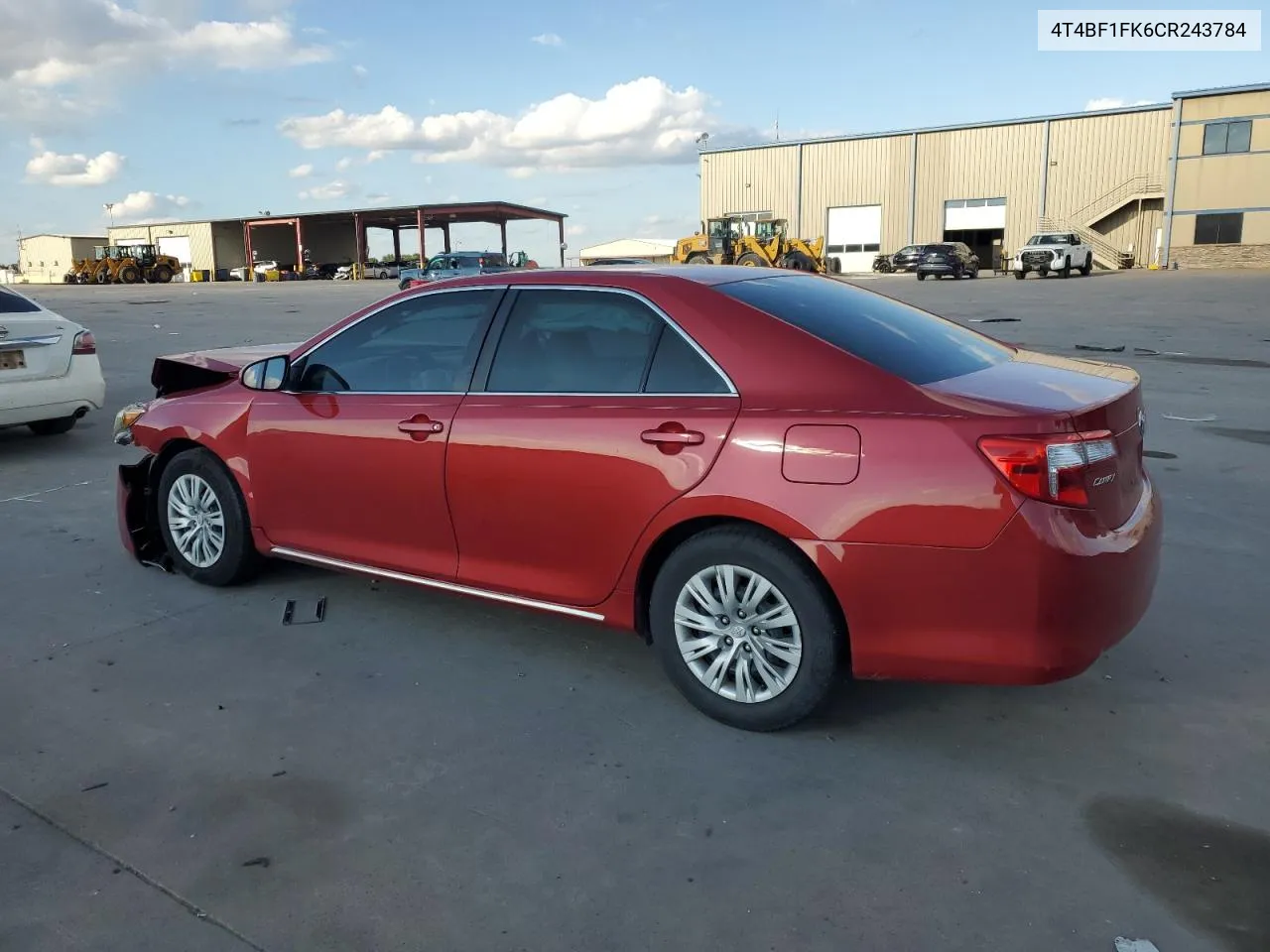 2012 Toyota Camry Base VIN: 4T4BF1FK6CR243784 Lot: 72043284