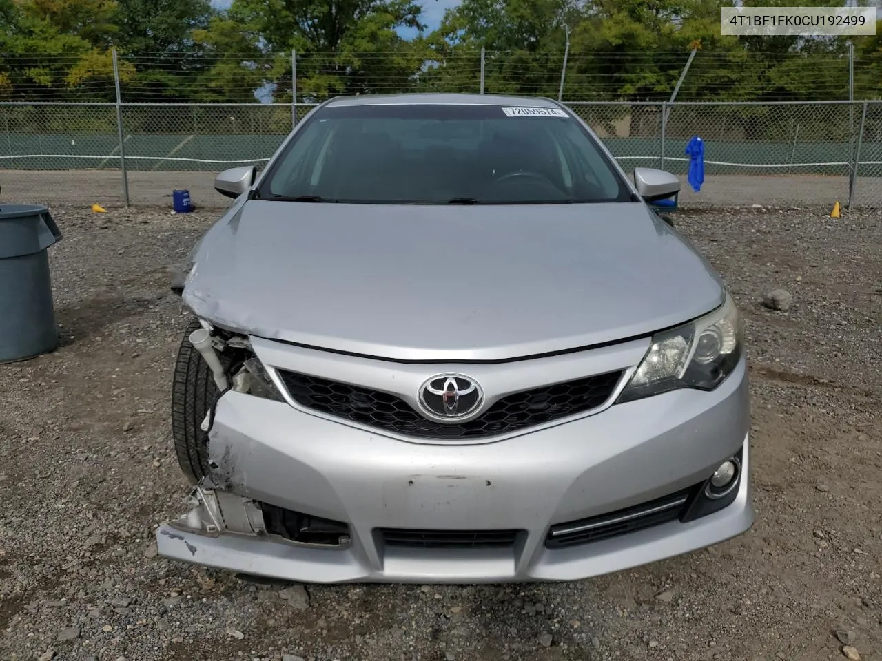 4T1BF1FK0CU192499 2012 Toyota Camry Base