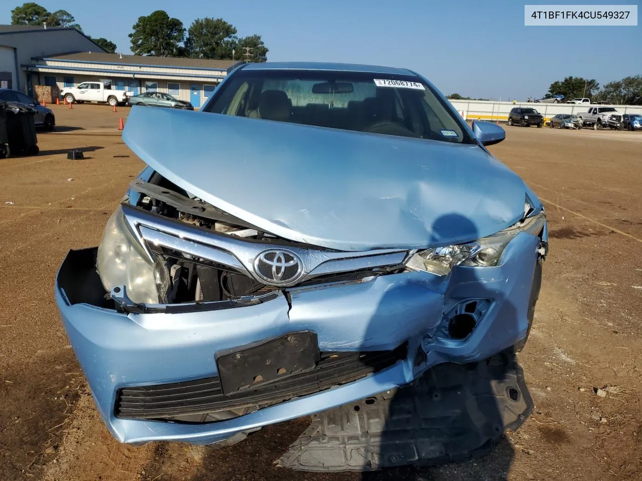 4T1BF1FK4CU549327 2012 Toyota Camry Base