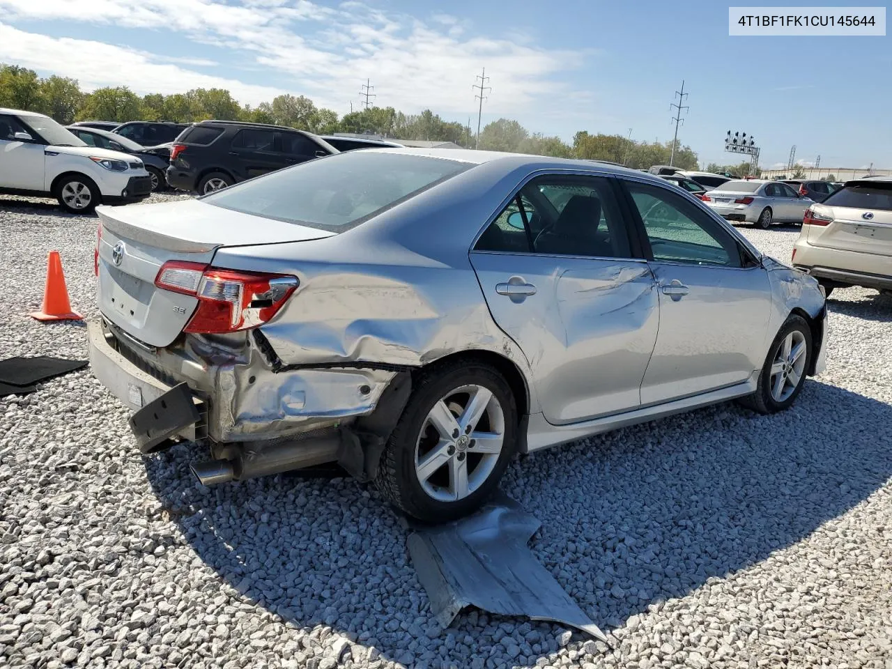 2012 Toyota Camry Base VIN: 4T1BF1FK1CU145644 Lot: 72135224