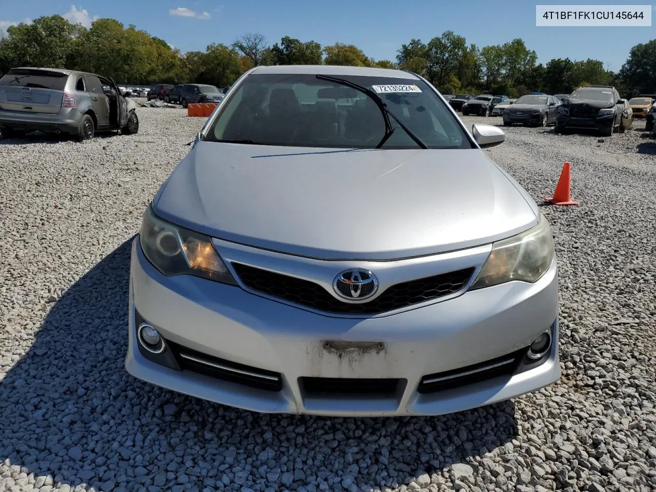 2012 Toyota Camry Base VIN: 4T1BF1FK1CU145644 Lot: 72135224