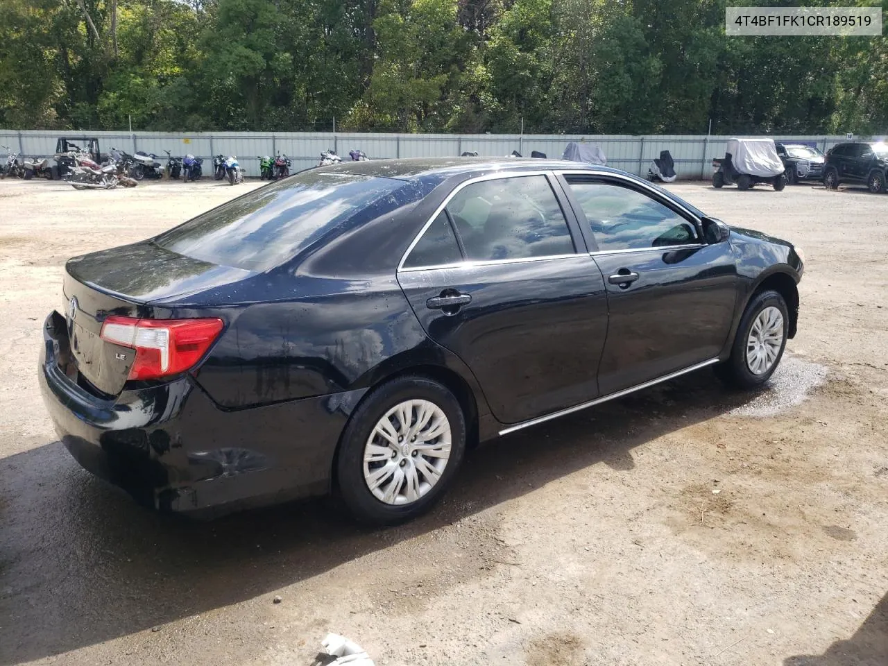 2012 Toyota Camry Base VIN: 4T4BF1FK1CR189519 Lot: 72175744