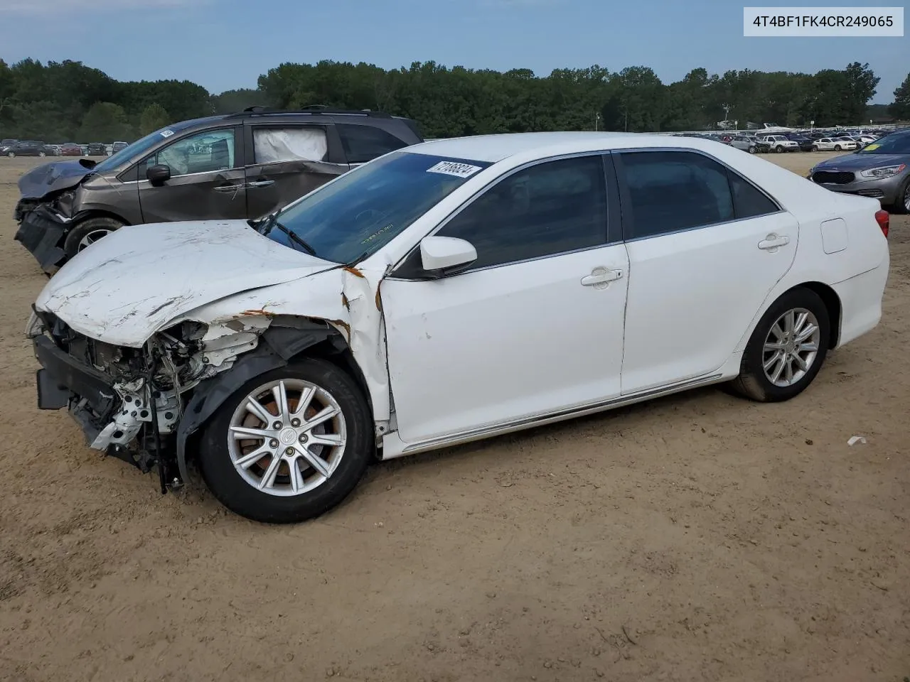 2012 Toyota Camry Base VIN: 4T4BF1FK4CR249065 Lot: 72186824