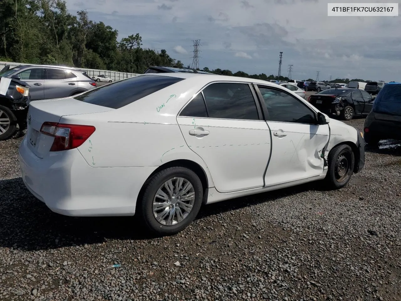 2012 Toyota Camry Base VIN: 4T1BF1FK7CU632167 Lot: 72269434