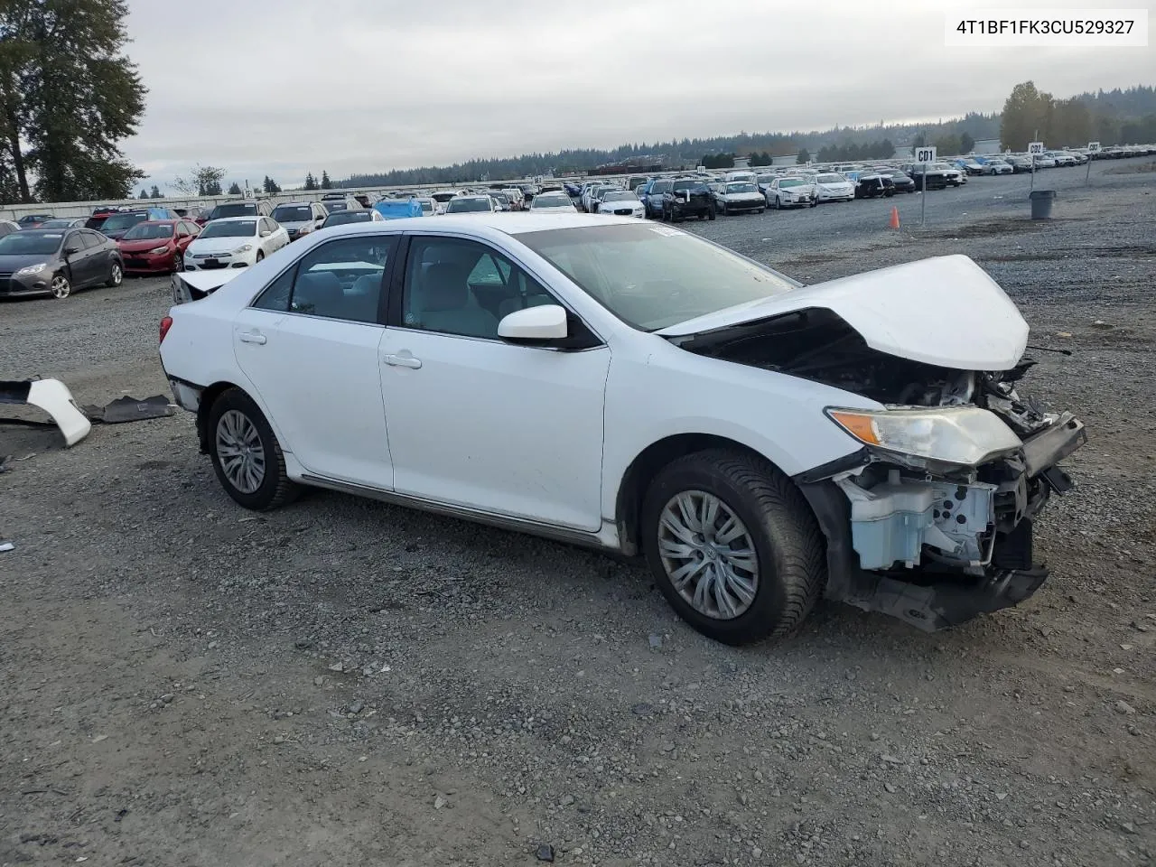 2012 Toyota Camry Base VIN: 4T1BF1FK3CU529327 Lot: 72270144