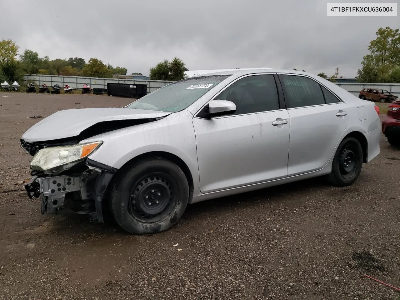 2012 Toyota Camry Base VIN: 4T1BF1FKXCU636004 Lot: 72356974