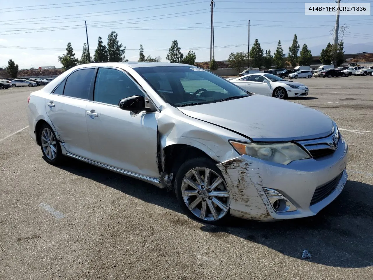 2012 Toyota Camry Base VIN: 4T4BF1FK7CR271836 Lot: 72369944