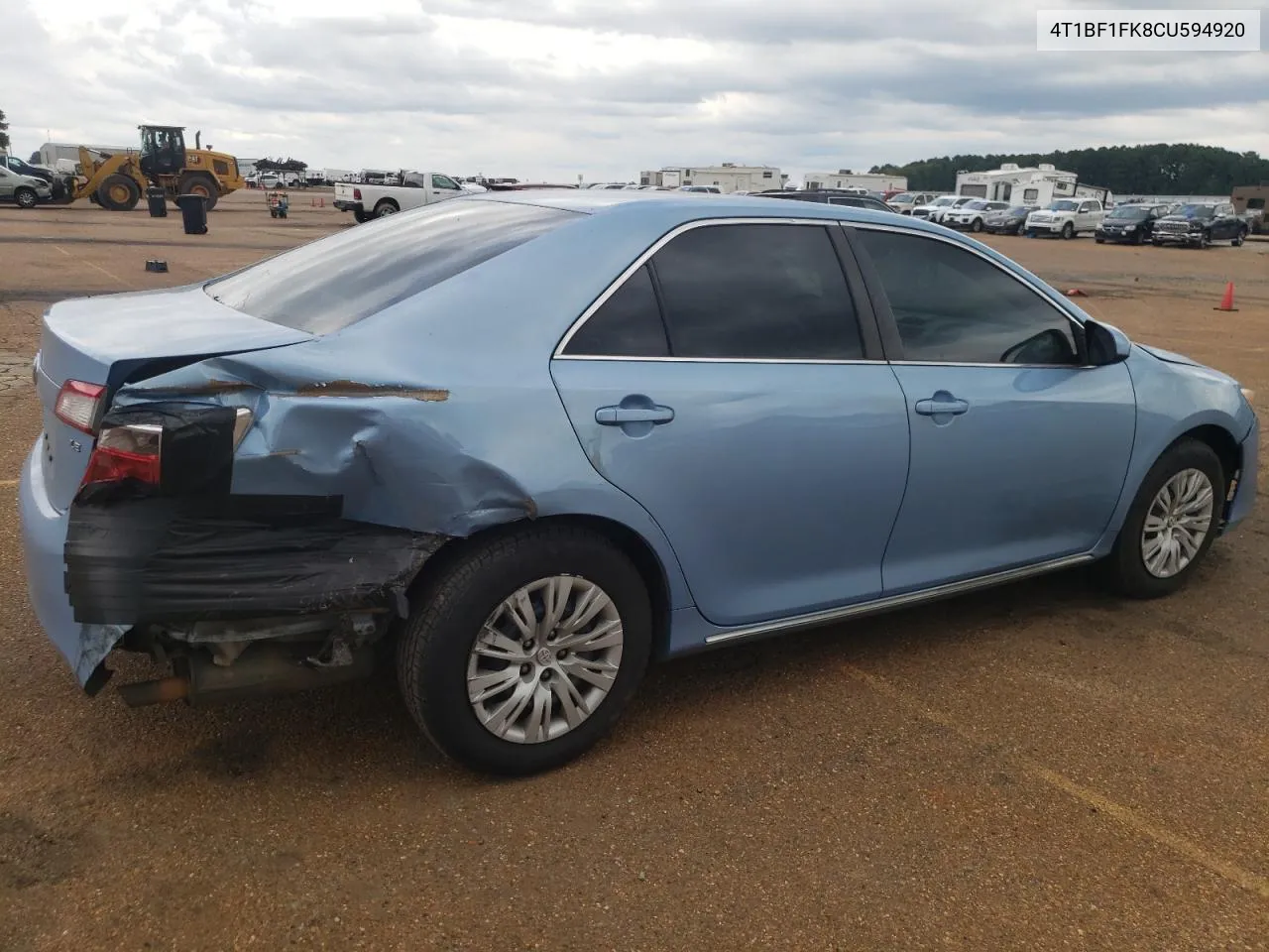 2012 Toyota Camry Base VIN: 4T1BF1FK8CU594920 Lot: 72398704