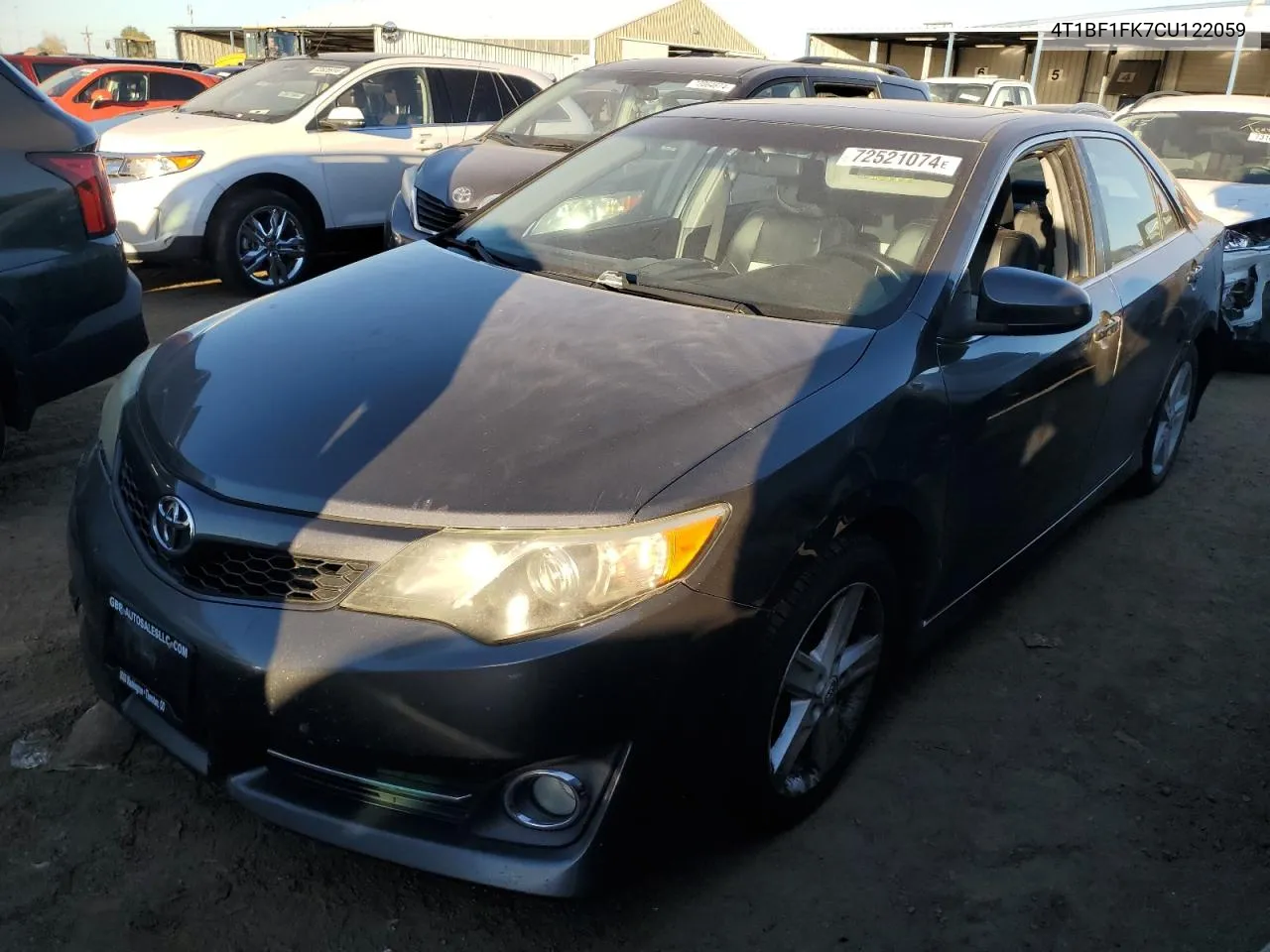 2012 Toyota Camry Base VIN: 4T1BF1FK7CU122059 Lot: 72521074