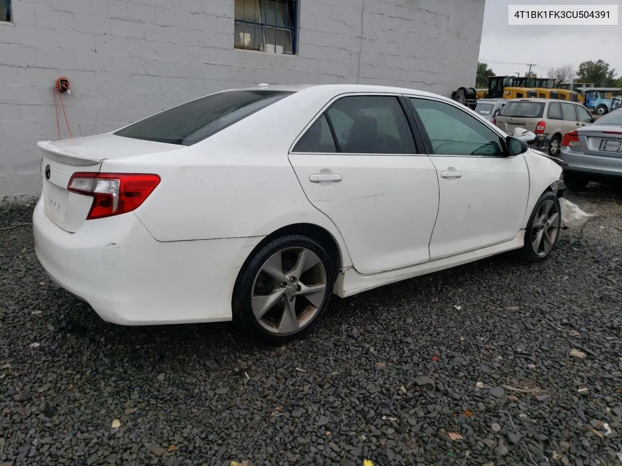 4T1BK1FK3CU504391 2012 Toyota Camry Se