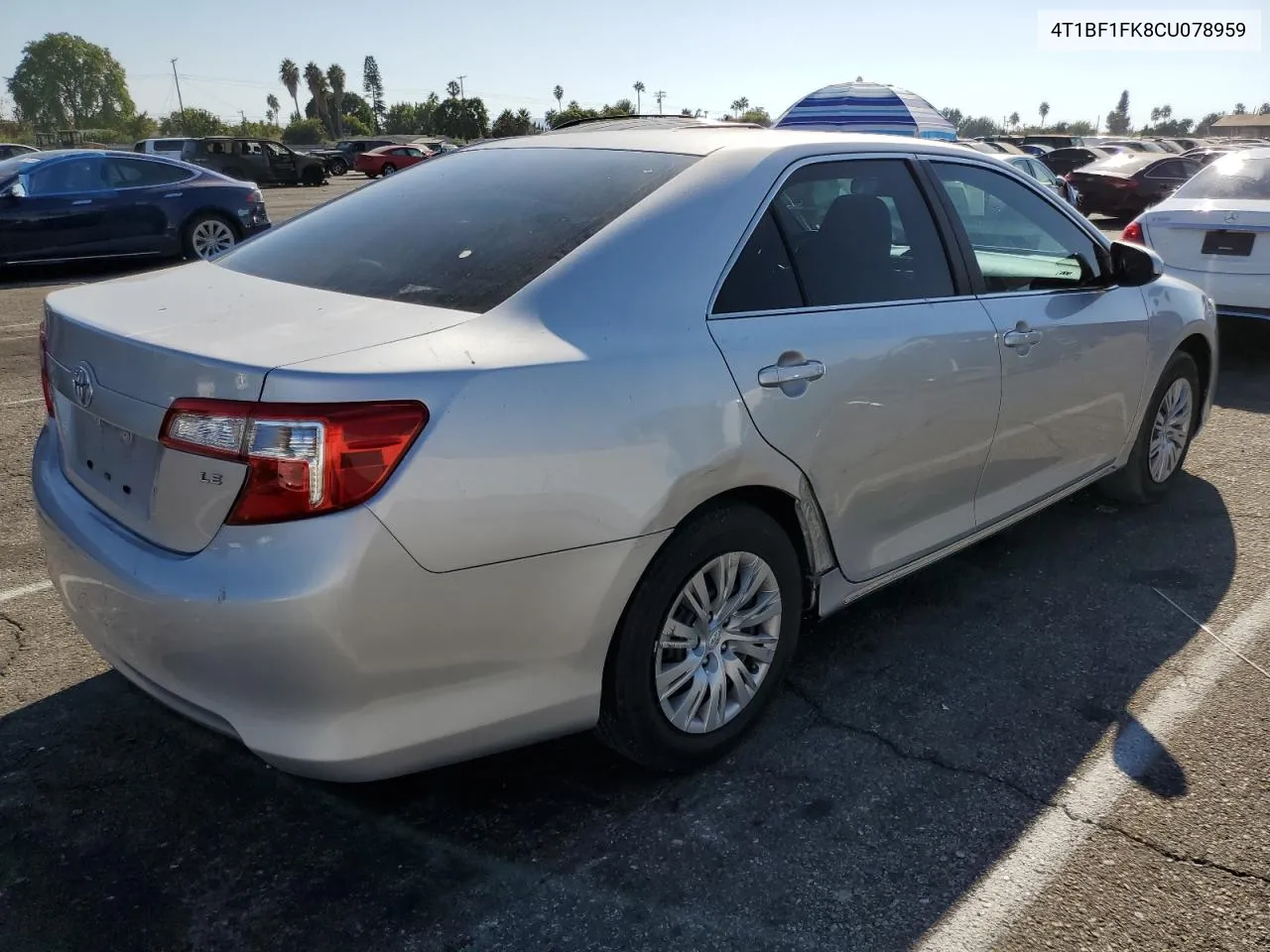 2012 Toyota Camry Base VIN: 4T1BF1FK8CU078959 Lot: 72577914