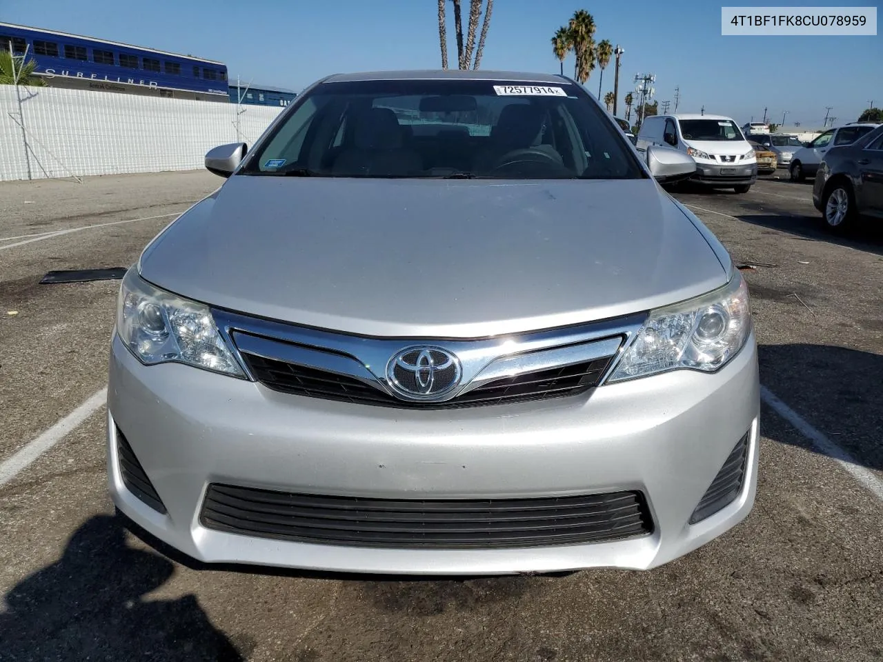 2012 Toyota Camry Base VIN: 4T1BF1FK8CU078959 Lot: 72577914