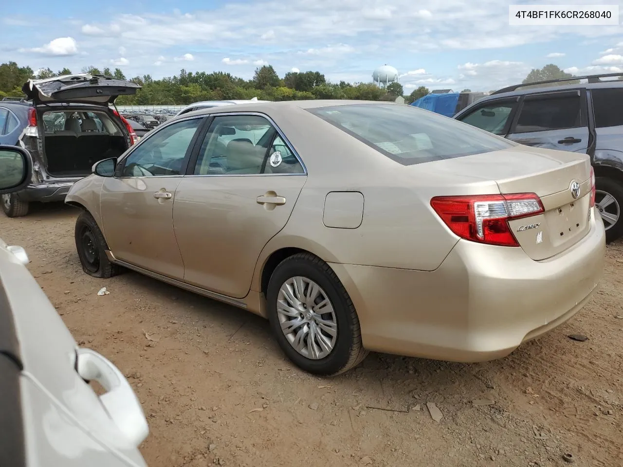 2012 Toyota Camry Base VIN: 4T4BF1FK6CR268040 Lot: 72581064